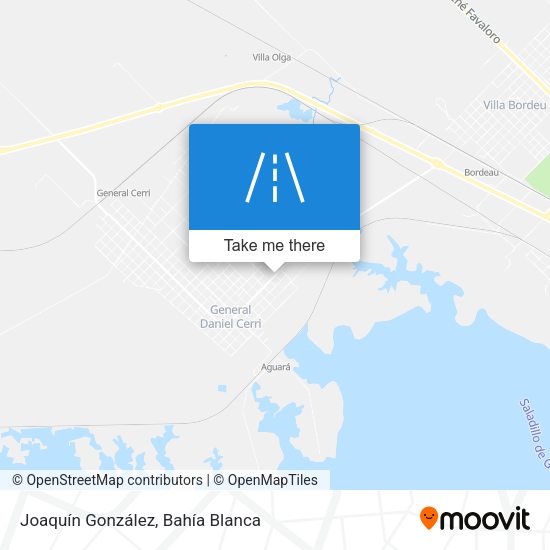 Joaquín González map