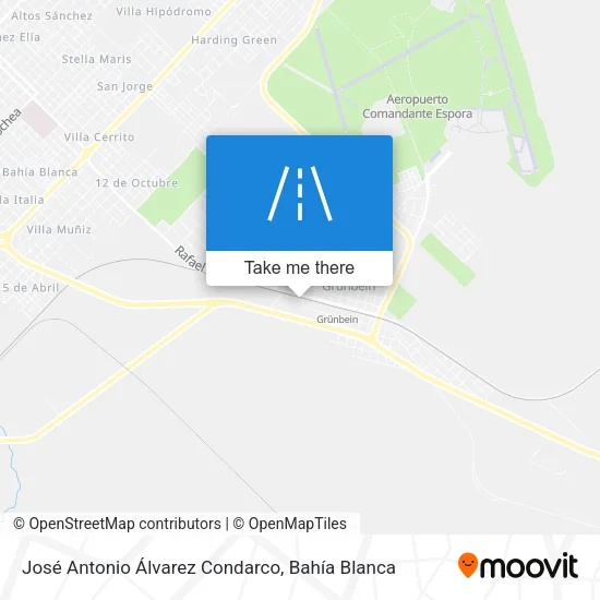 José Antonio Álvarez Condarco map