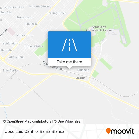 José Luis Cantilo map