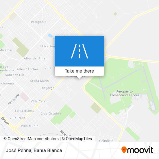 José Penna map