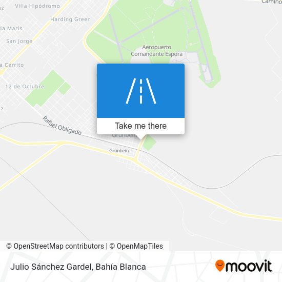 Mapa de Julio Sánchez Gardel