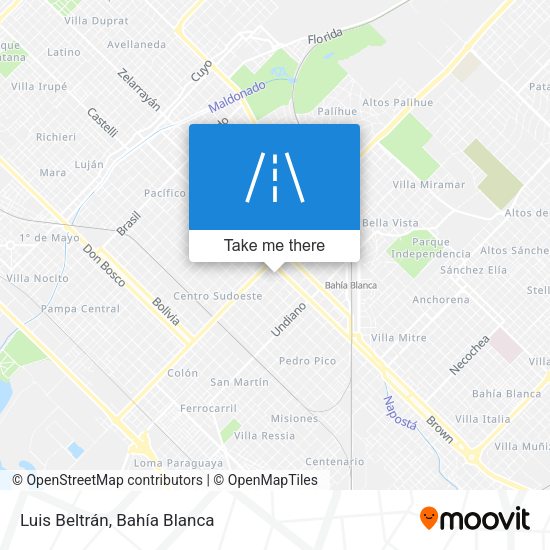 Luis Beltrán map