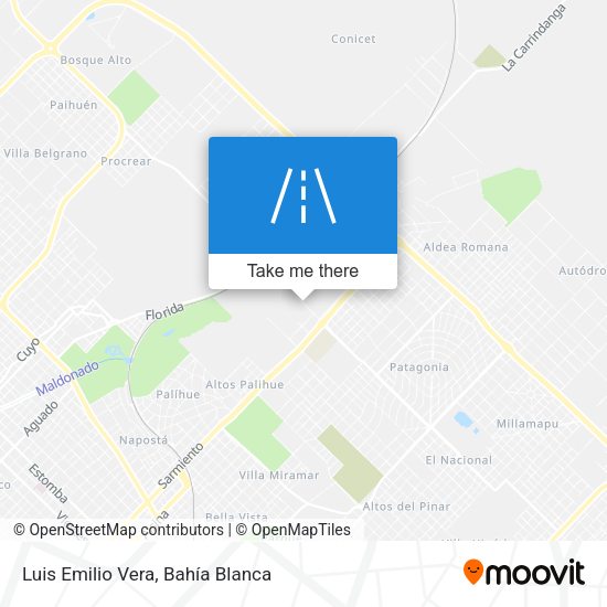 Luis Emilio Vera map