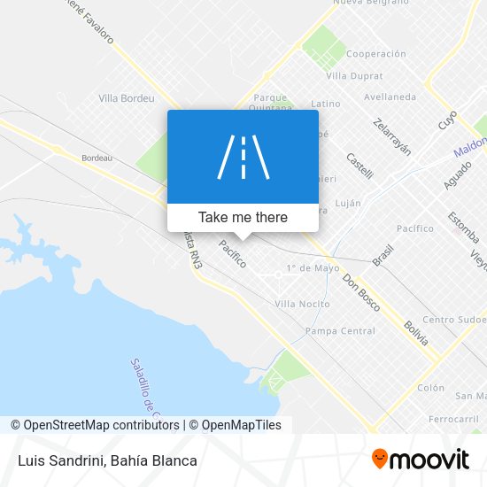 Mapa de Luis Sandrini