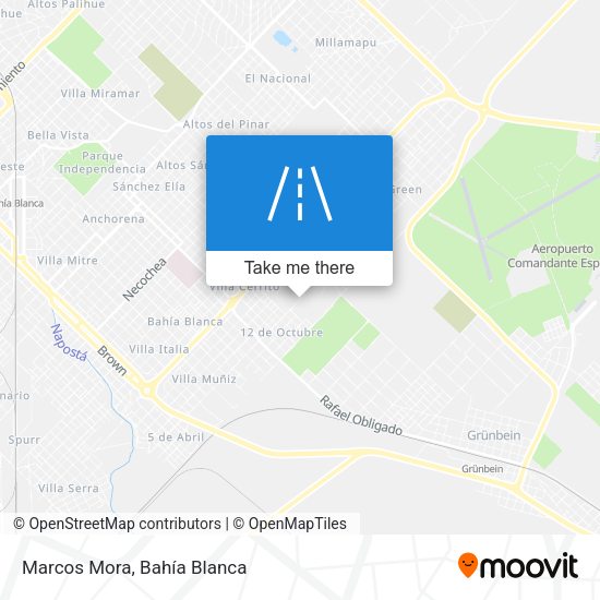 Marcos Mora map