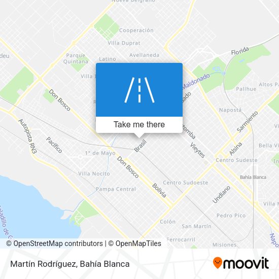 Mapa de Martín Rodríguez