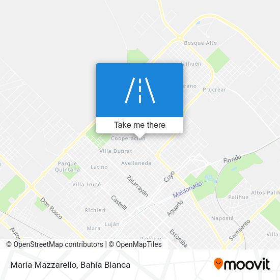 María Mazzarello map