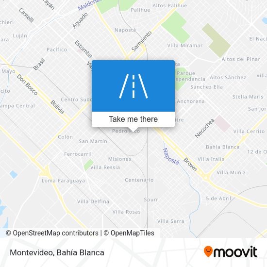 Montevideo map