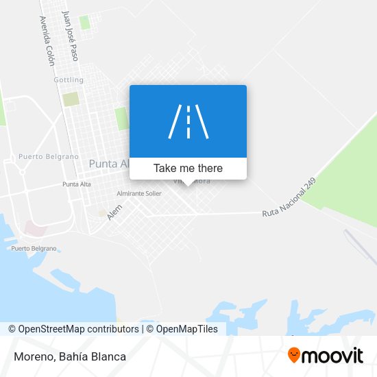 Mapa de Moreno