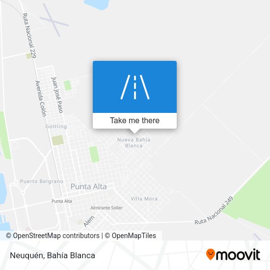 Neuquén map