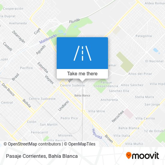 Pasaje Corrientes map