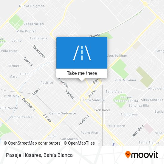 Mapa de Pasaje Húsares