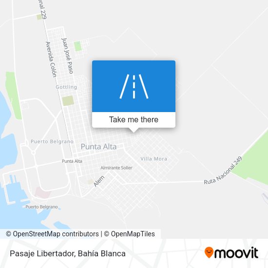 Pasaje Libertador map