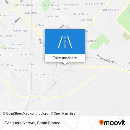 Pesquero Narwal map