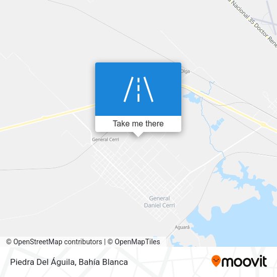 Mapa de Piedra Del Águila