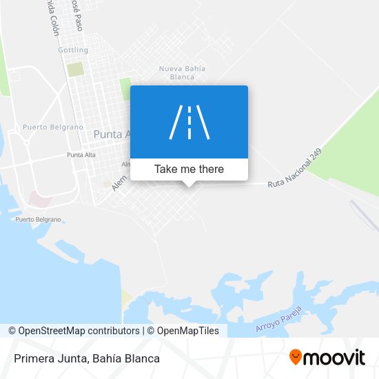 Primera Junta map