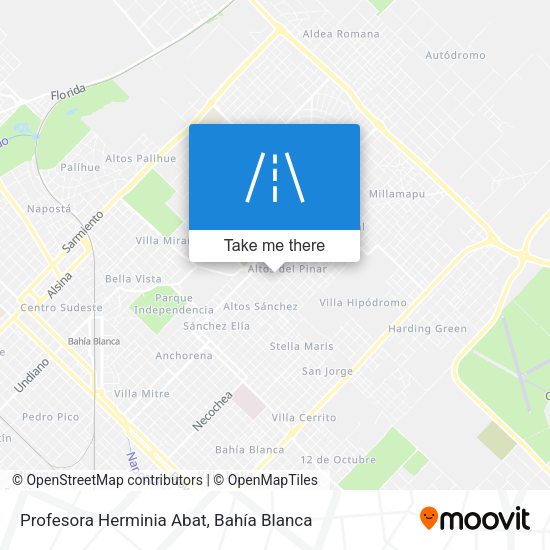 Profesora Herminia Abat map