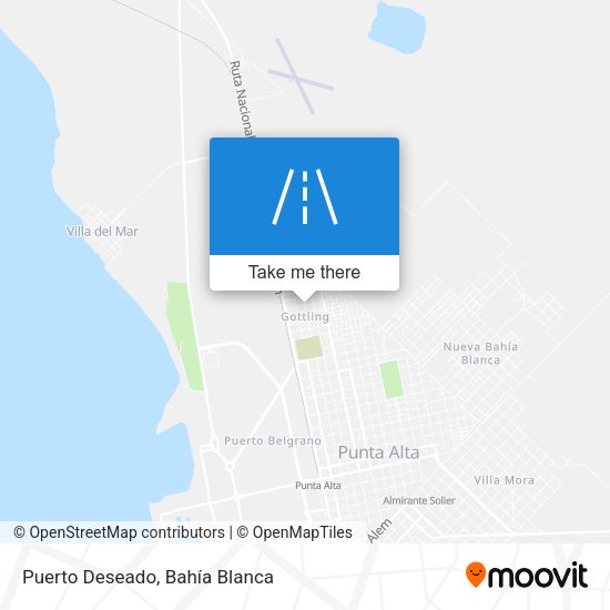 Puerto Deseado map