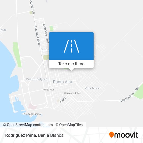 Rodríguez Peña map