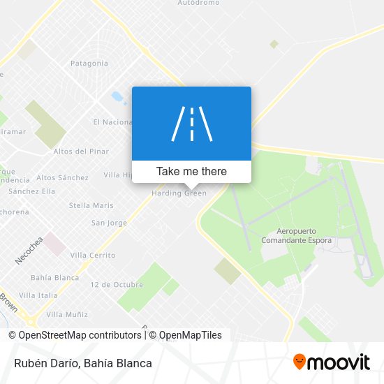 Rubén Darío map