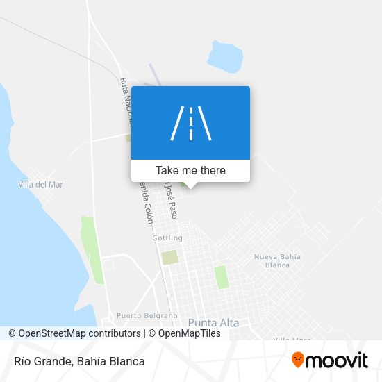 Río Grande map