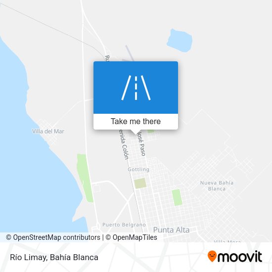 Mapa de Río Limay