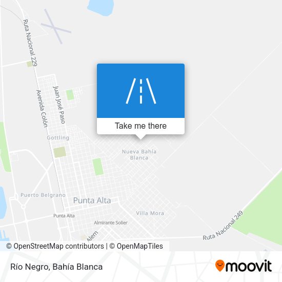 Mapa de Río Negro
