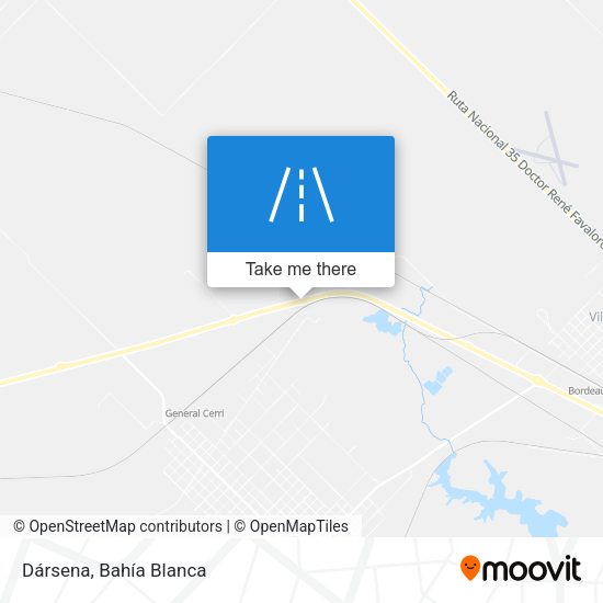 Mapa de Dársena