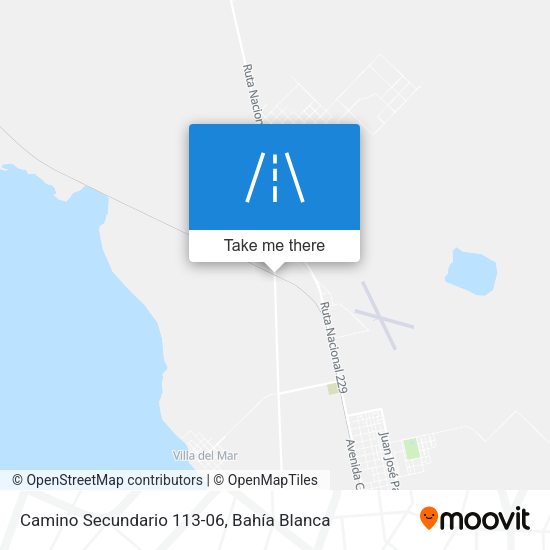 Camino Secundario 113-06 map