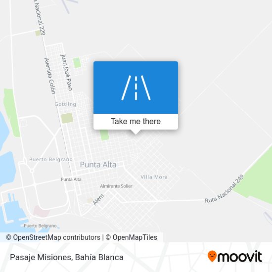 Pasaje Misiones map