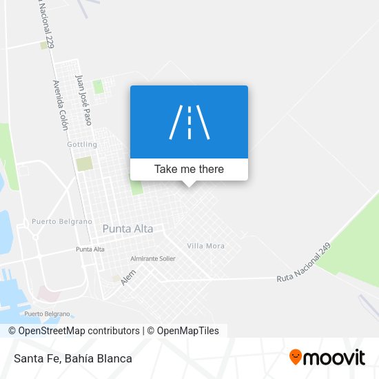 Mapa de Santa Fe