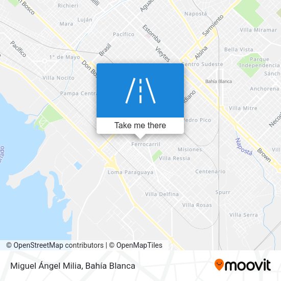 Mapa de Miguel Ángel Milia