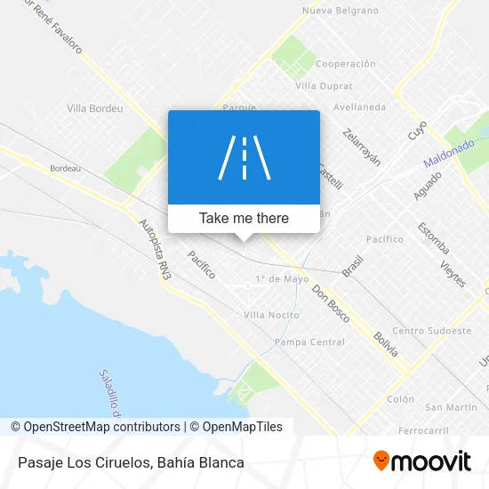 Mapa de Pasaje Los Ciruelos