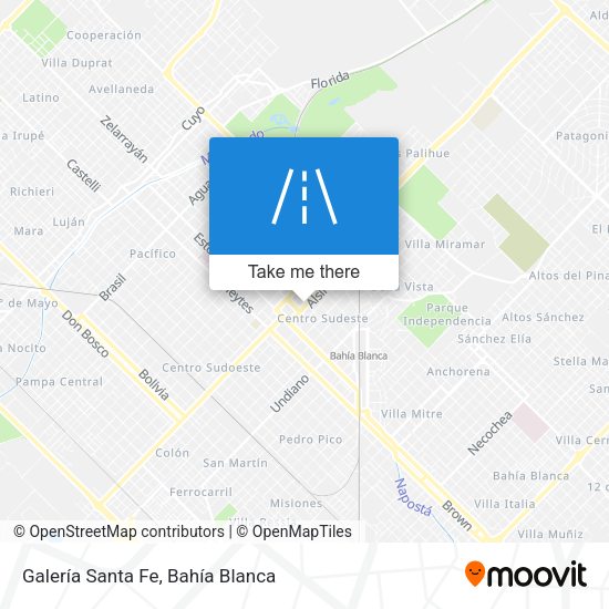 Galería Santa Fe map