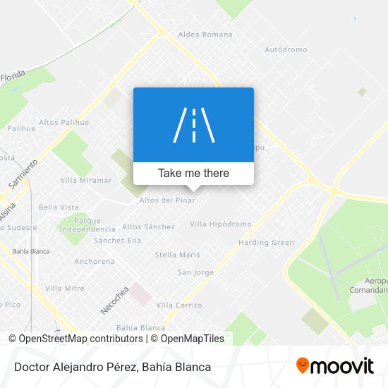 Doctor Alejandro Pérez map