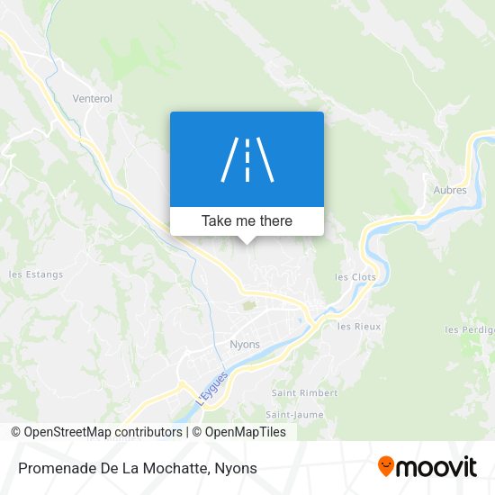 Promenade De La Mochatte map