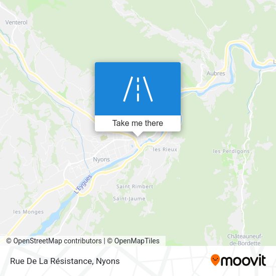 Rue De La Résistance map