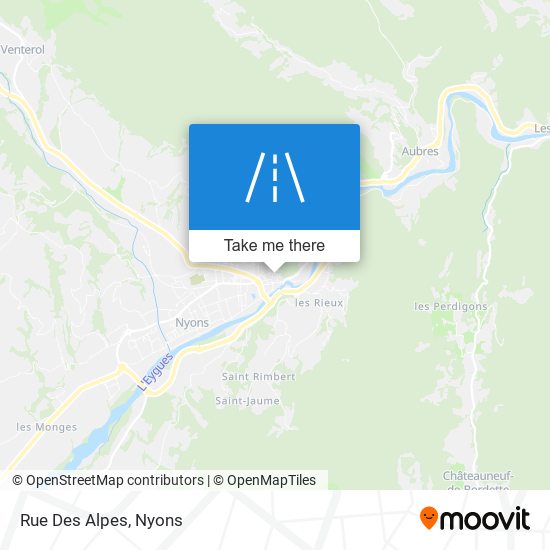 Mapa Rue Des Alpes