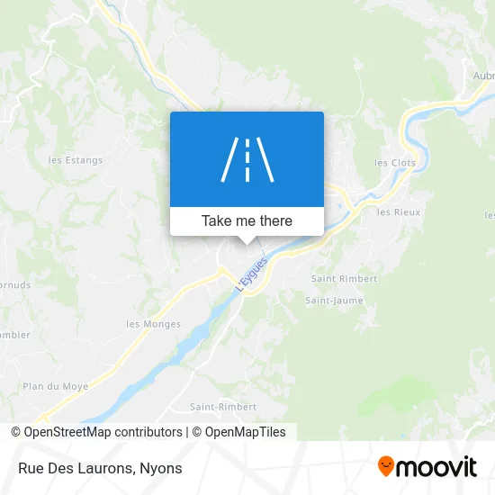 Rue Des Laurons map
