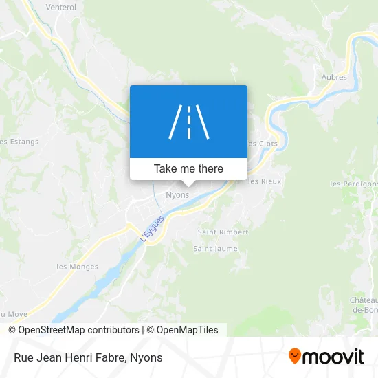Rue Jean Henri Fabre map