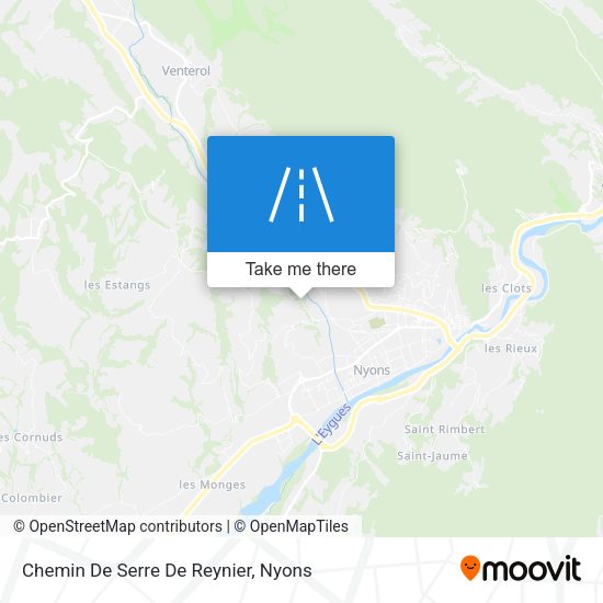 Chemin De Serre De Reynier map