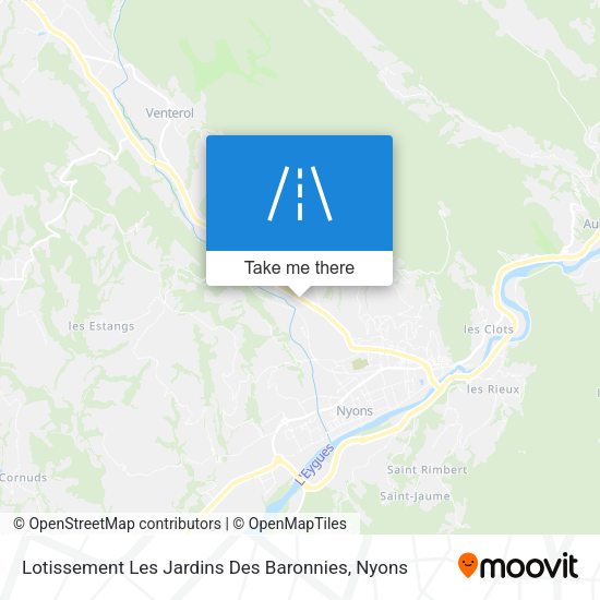 Lotissement Les Jardins Des Baronnies map