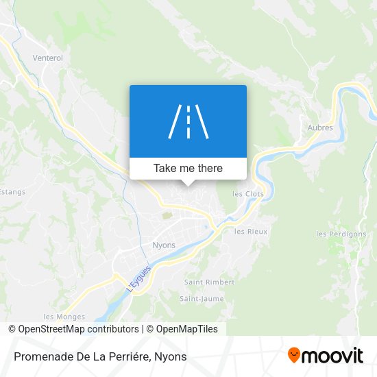 Promenade De La Perriére map