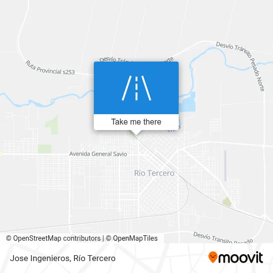 Jose Ingenieros map