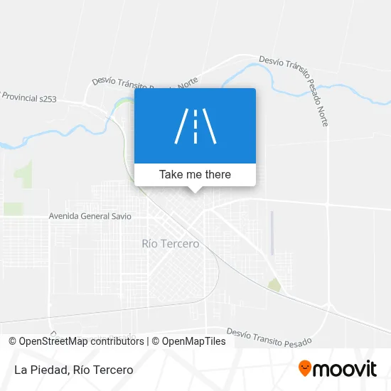 La Piedad map