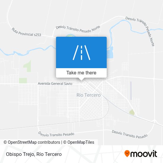 Obispo Trejo map