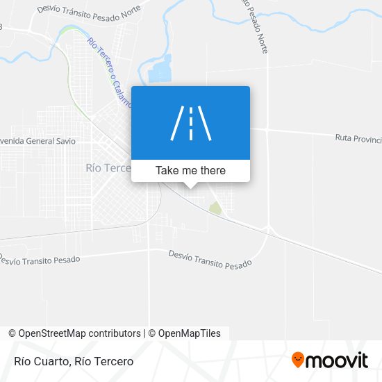Río Cuarto map