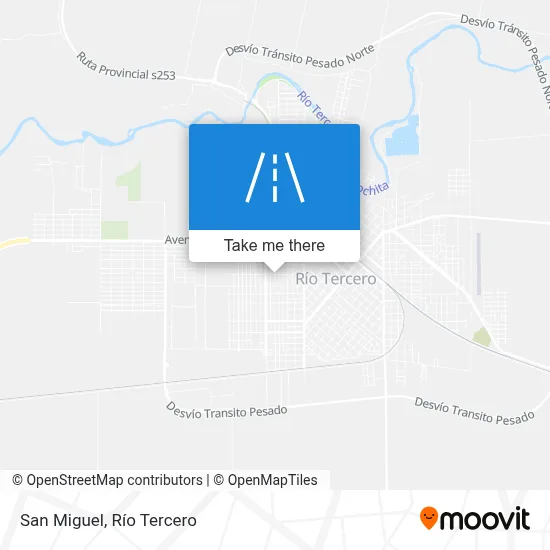 San Miguel map