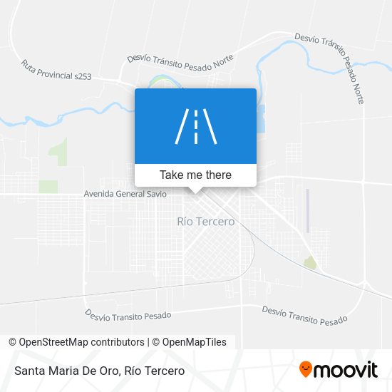Santa Maria De Oro map