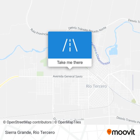 Mapa de Sierra Grande